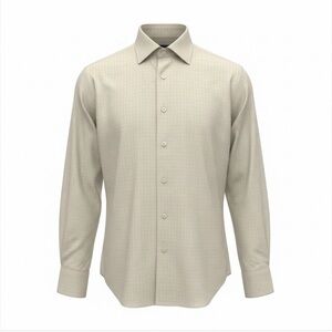 David Donahue Light Tan Dress Shirt